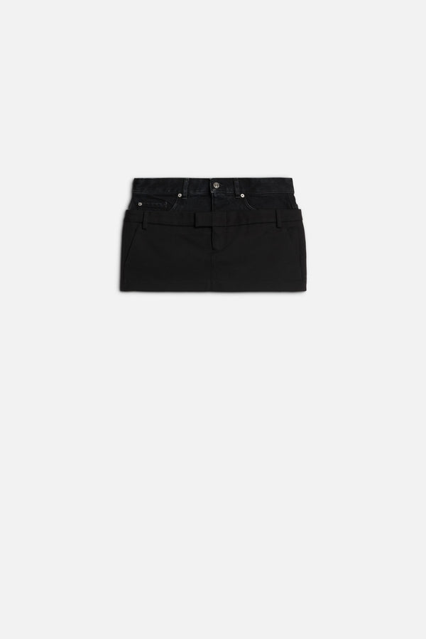 DOUBLE WAIST SKIRT