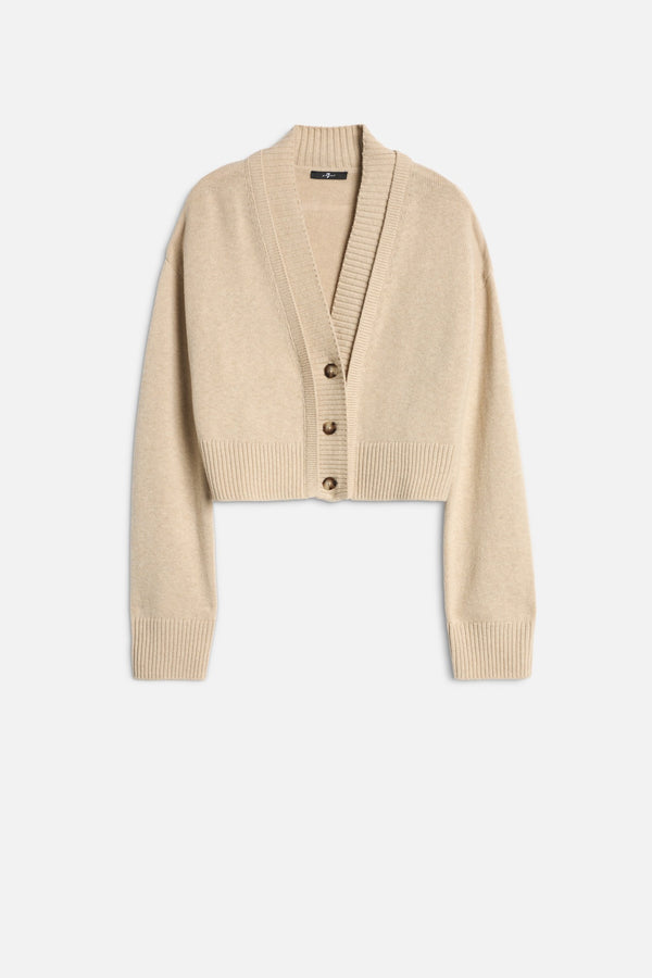 DOUBLE CARDIGAN in Wool Blend