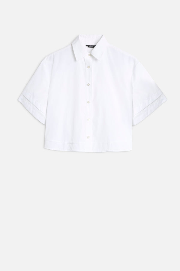 DOUBLE SHORT SLEEVE SHIRT in Poplin