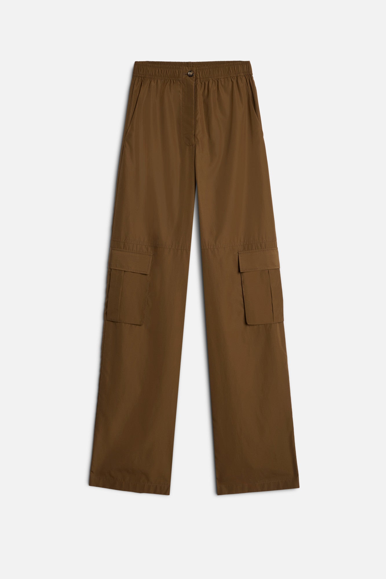 CARGO WIDE LEG PANT in Poplin Toffee | 7 For All Mankind