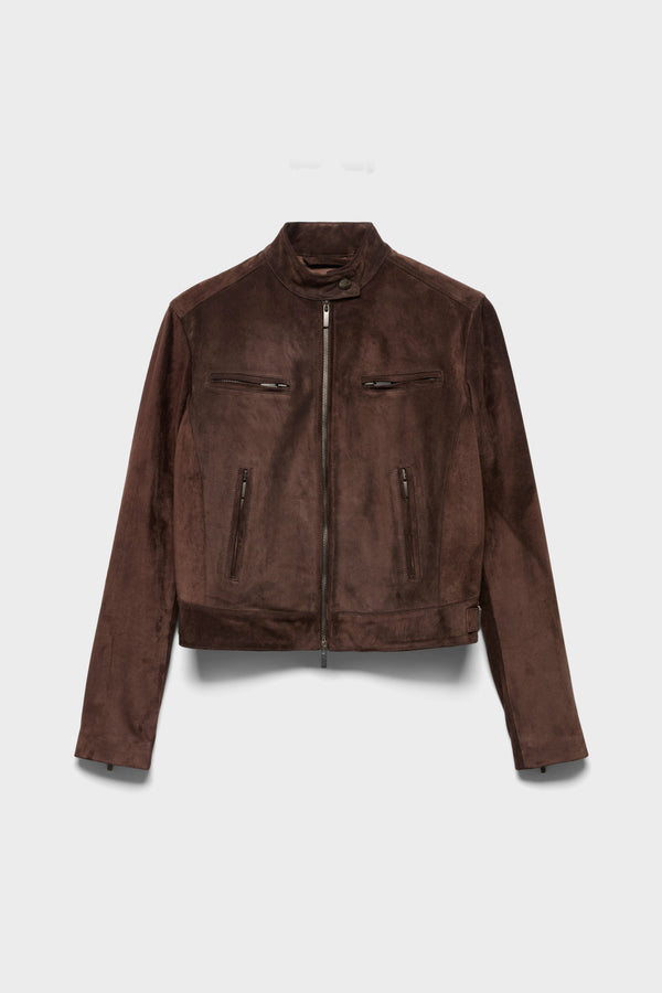 BIKER JACKET in Suede