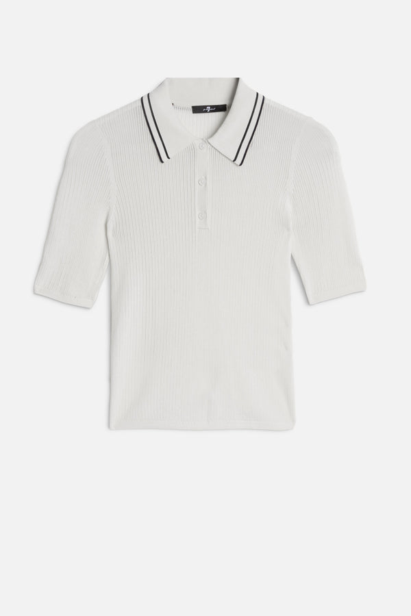 PIPED COLLAR POLO