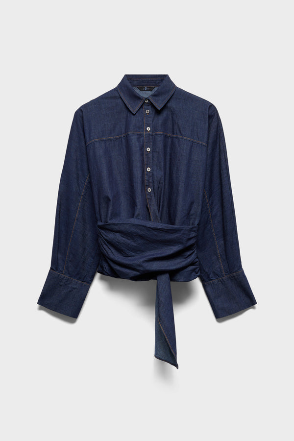 WAIST TIE SHIRT