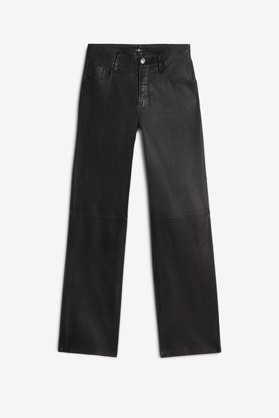 CALIE STRAIGHT in Leather Black