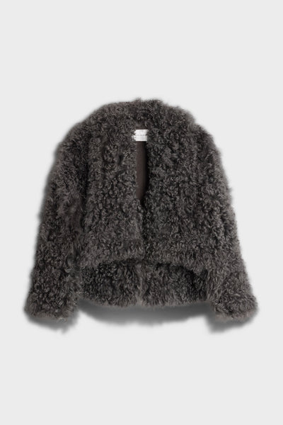 SHEARLING JACKET in Leather Mink