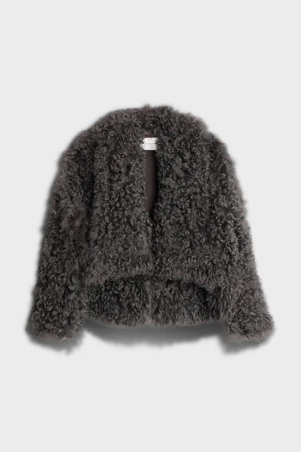 SHEARLING JACKET in Leather