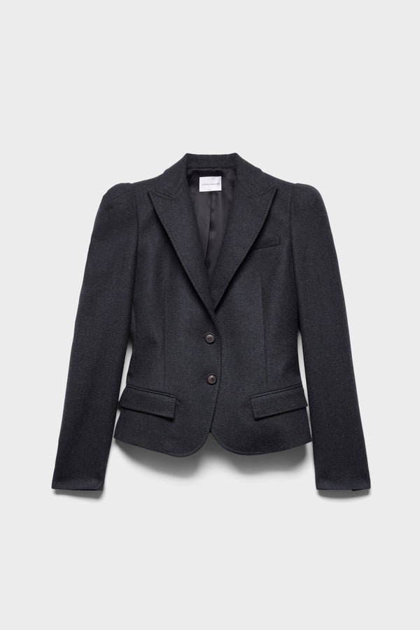 HIGH SHOULDER BLAZER in Wool