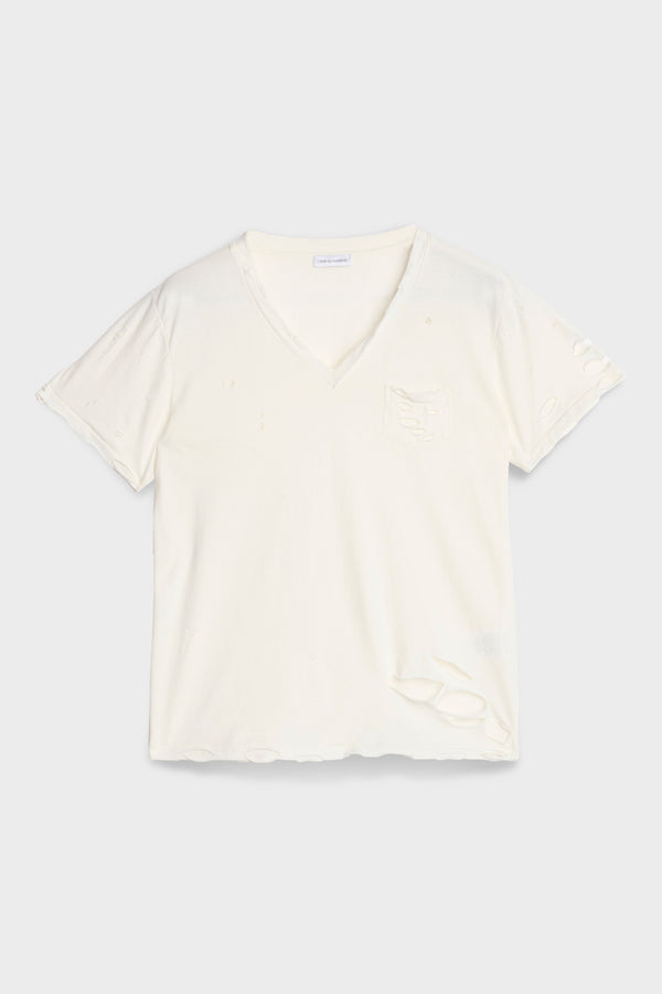 V-NECK POCKET TEE