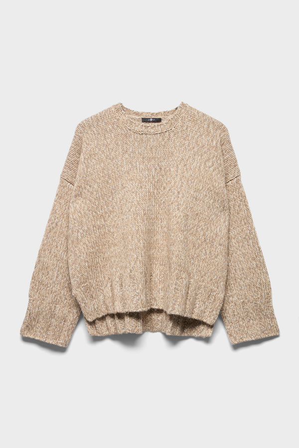 BOXY SWEATER in Wool