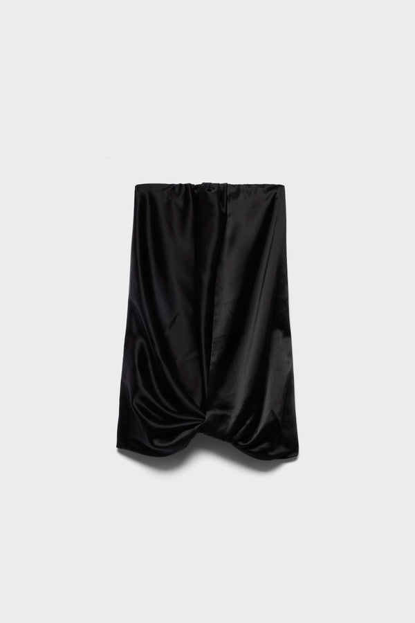 CINCH HEM MINI DRESS in Satin