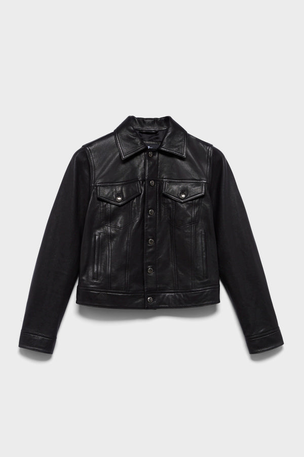 ADI TRUCKER JACKET in Leather