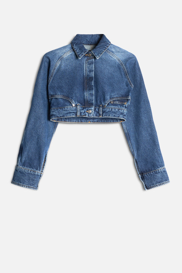DENIM CROPPED JACKET