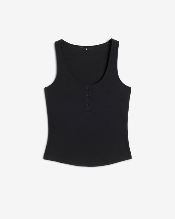 RIBBED HENLEY TANK