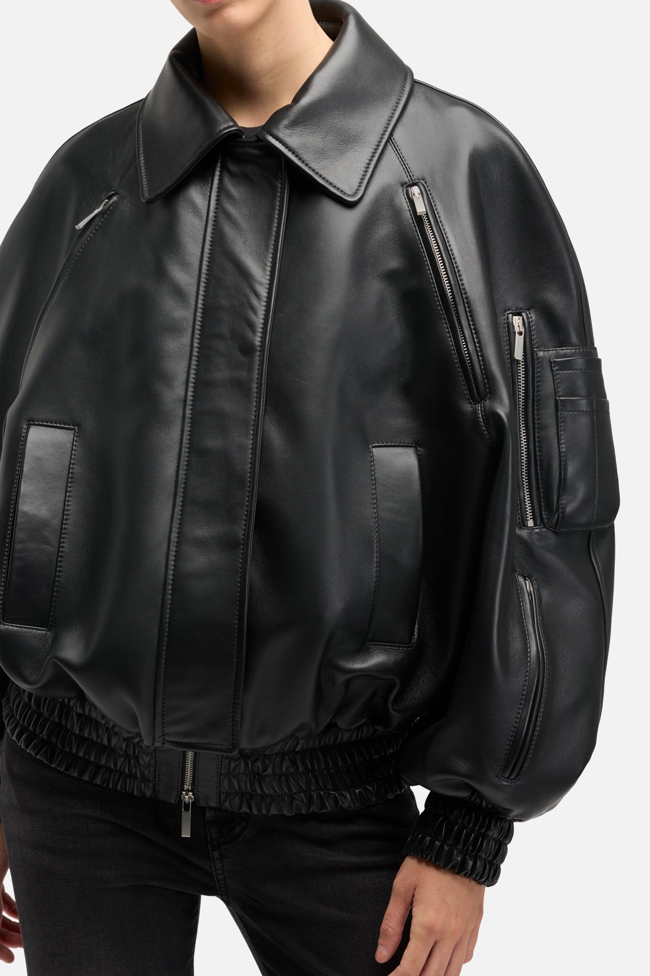 ＊7 for all mankind レザー フーディ S ブラック Stylish & Designer Men's Jackets & Coats | 7 For All Mankind US