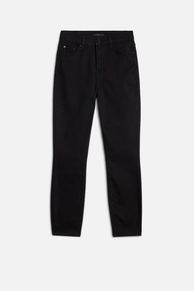 High Waist Ankle Skinny in Night Black