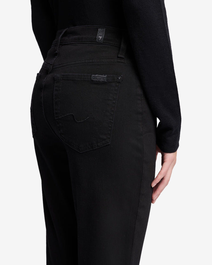 High Waist Ankle Skinny in Night Black
