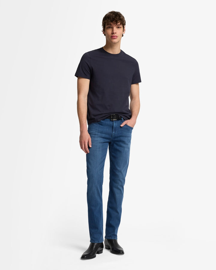 Luxe Performance Plus Slimmy in Mid Blue | 7 For All Mankind