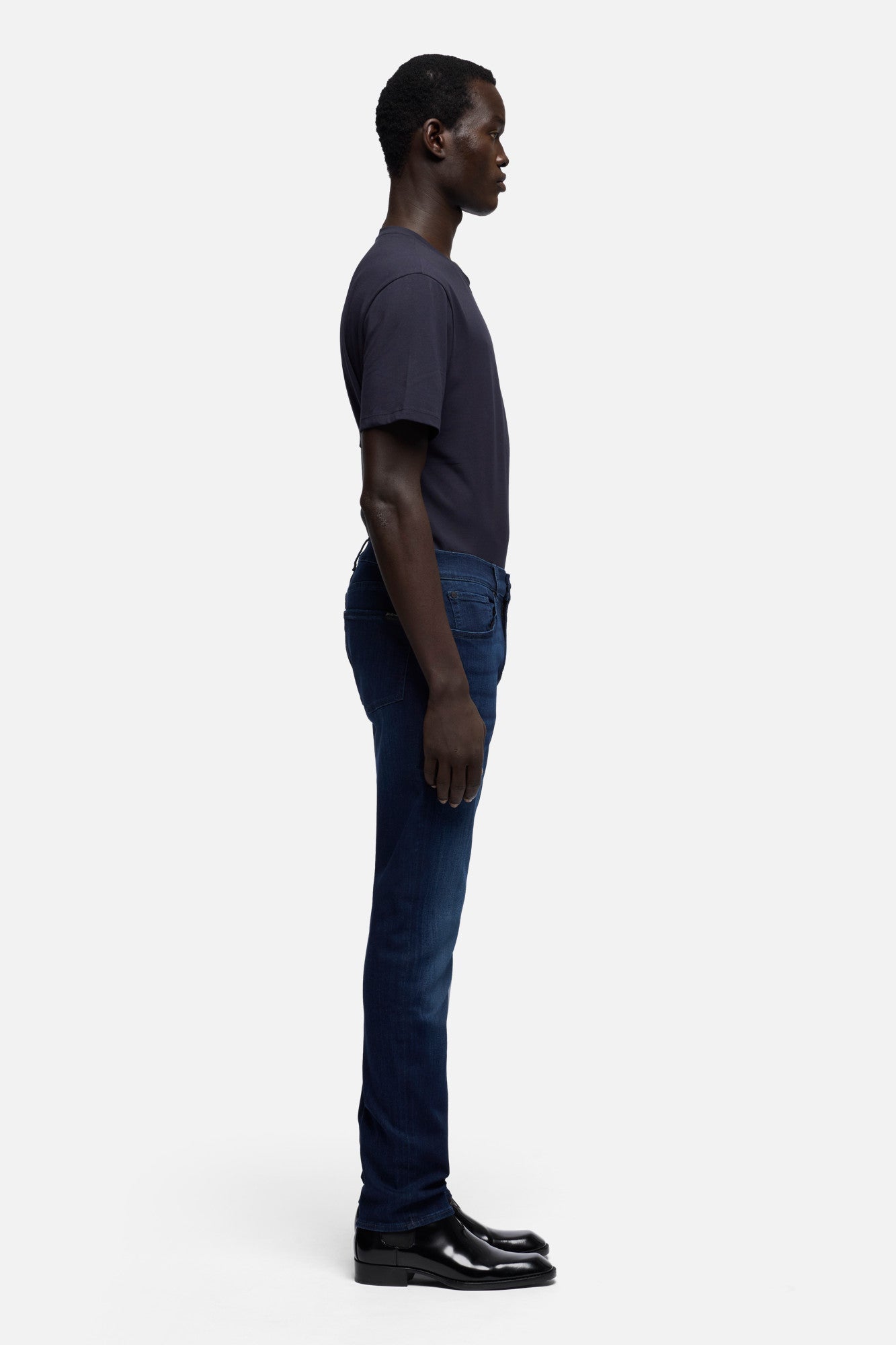 Luxe Performance Plus Slimmy Tapered In Deep Blue | 7 For All Mankind