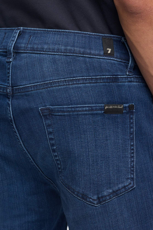 Luxe Performance Plus Slimmy Tapered In Mid-Blue