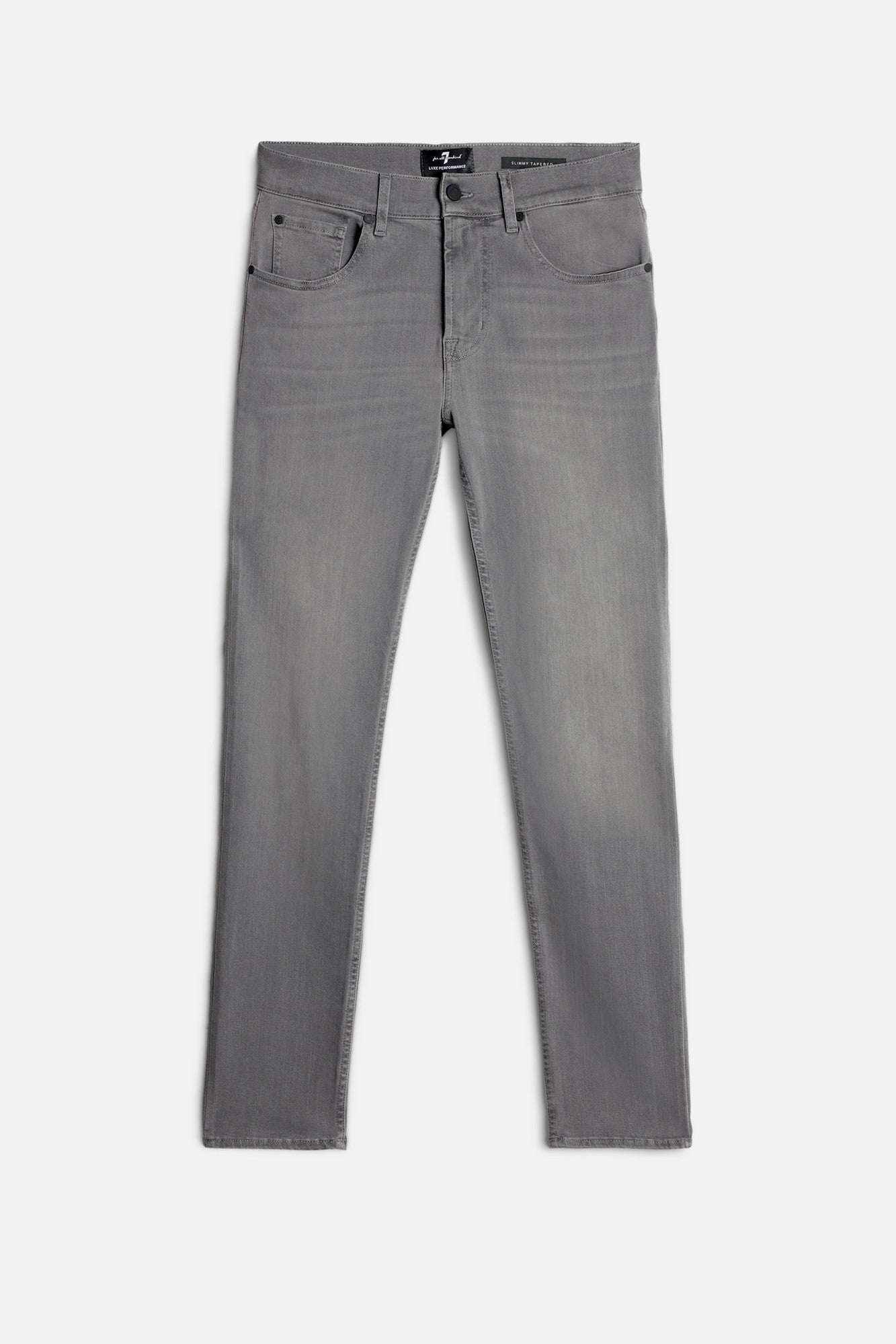 Luxe Performance Plus Slimmy Tapered In Grey | 7 For All Mankind