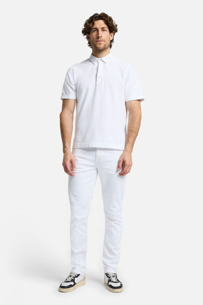 Luxe Performance Slimmy Tapered in White