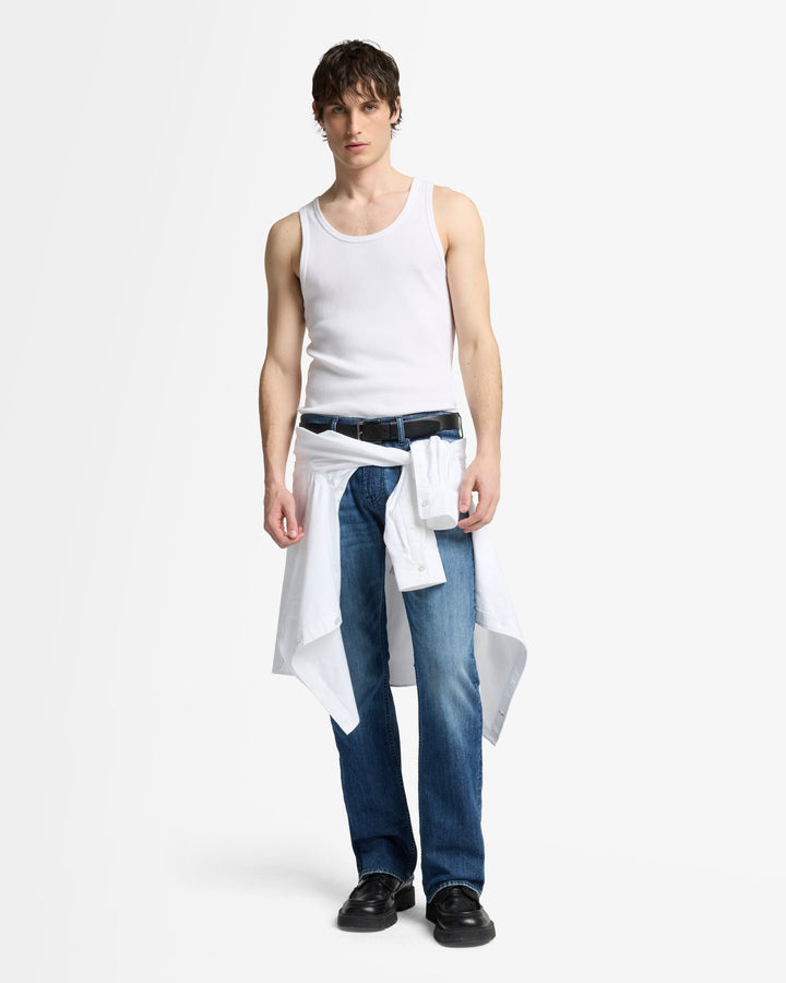 パンツ AUBETT EVER RIGID DENIM 7POCKET PANTS Airweft Brett Bootcut in Landing | 7 For All Mankind