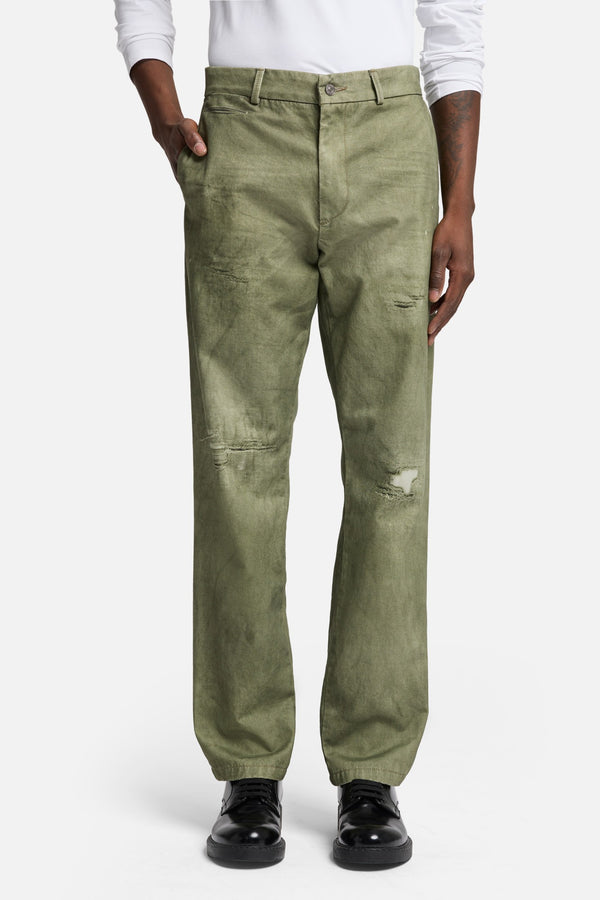 Digital Print Straight Chino in Russel