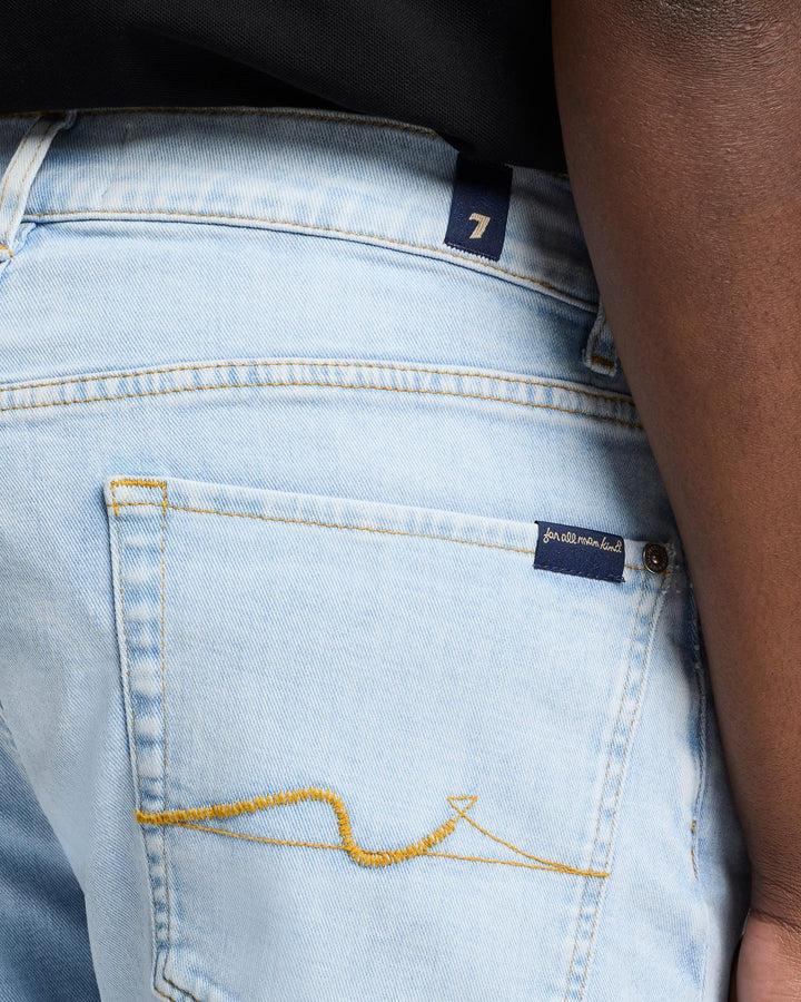 Left Hand The Straight in Studio Blue | 7 For All Mankind