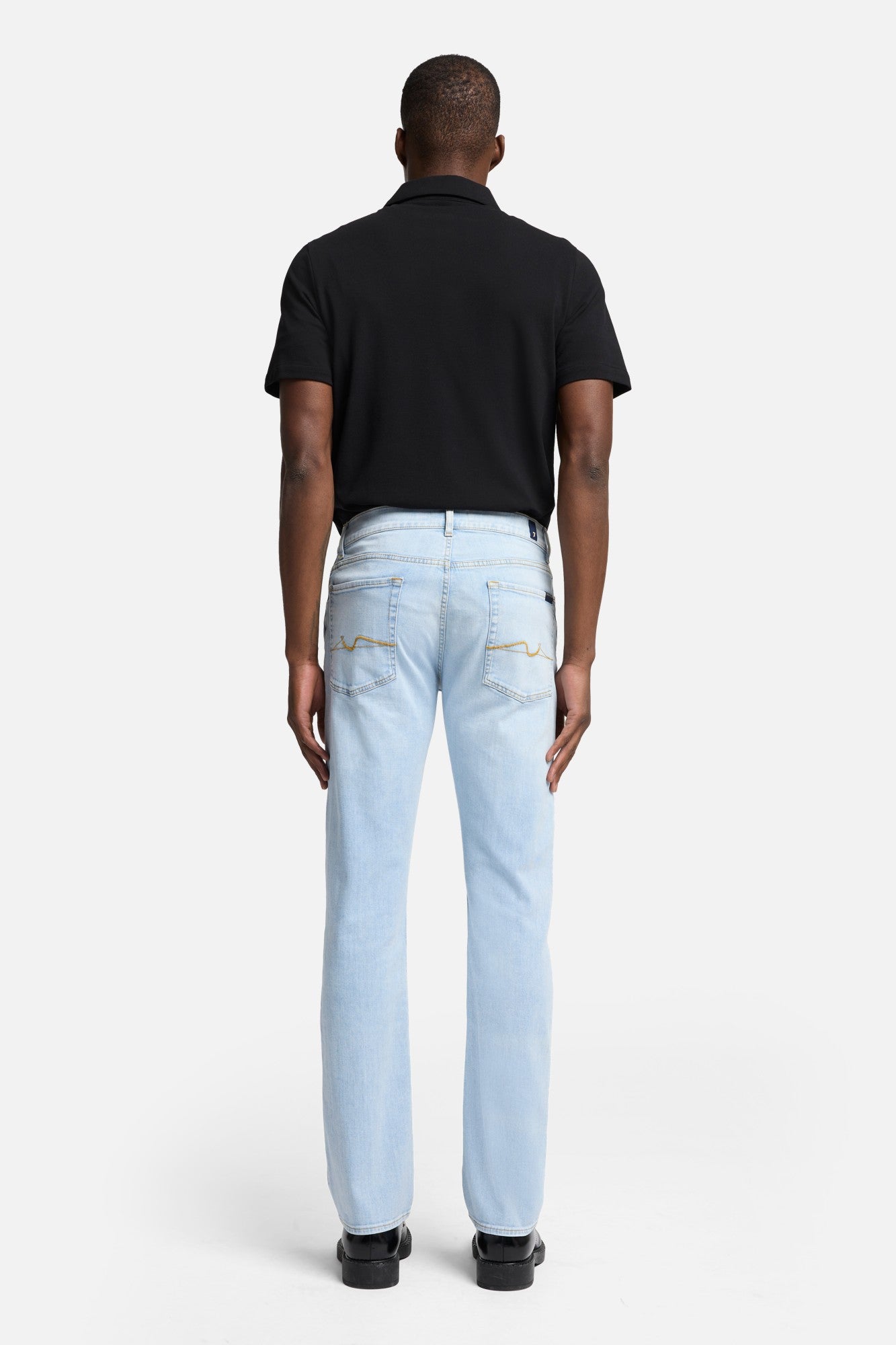 Left Hand The Straight in Studio Blue | 7 For All Mankind