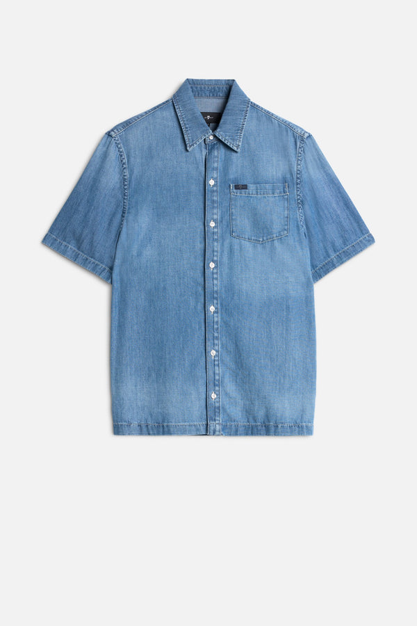 SHORT SLEEVE BUTTON UP SHIRT