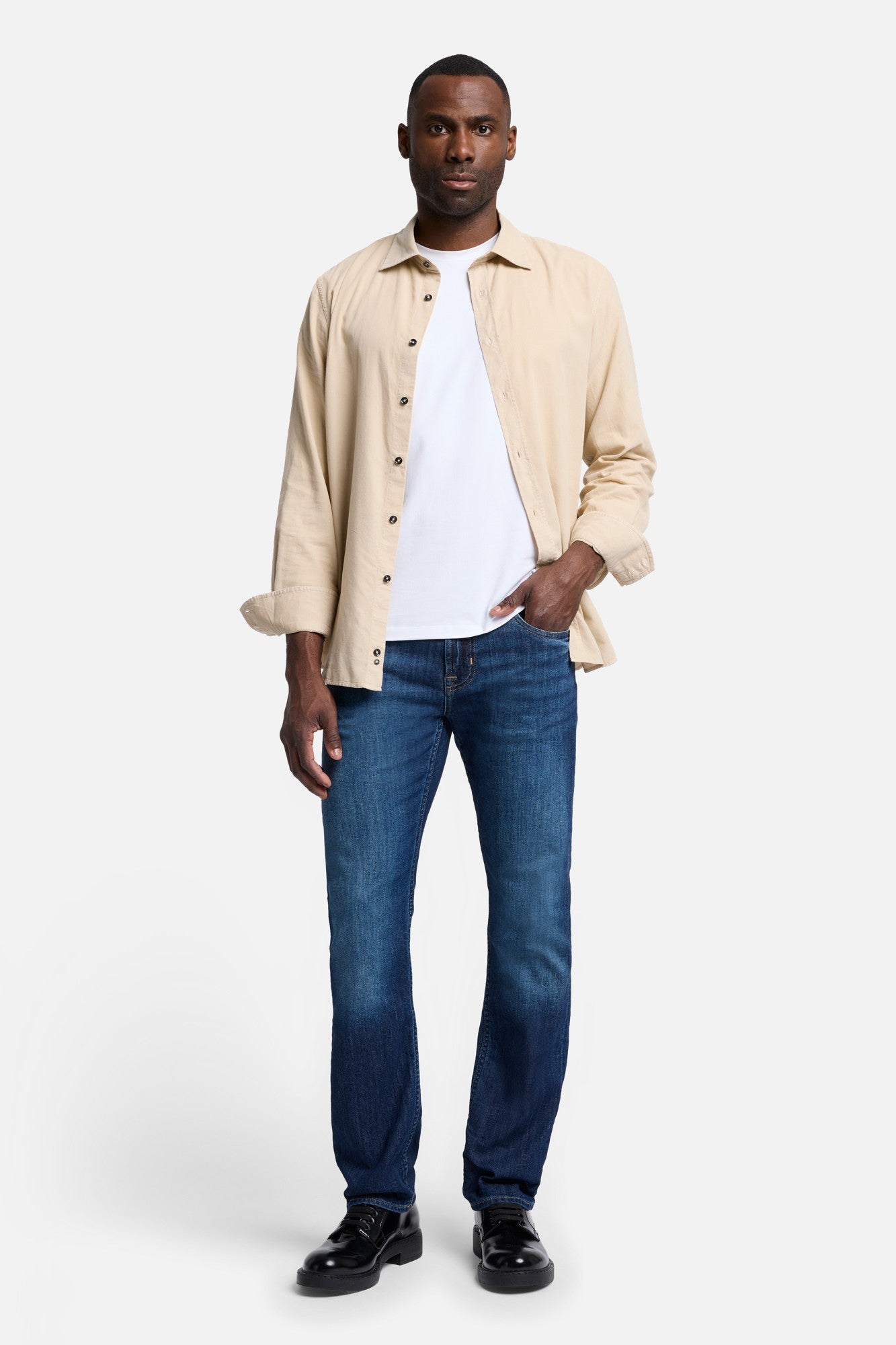 Airweft Straight Squiggle In Ironwood | 7 For All Mankind