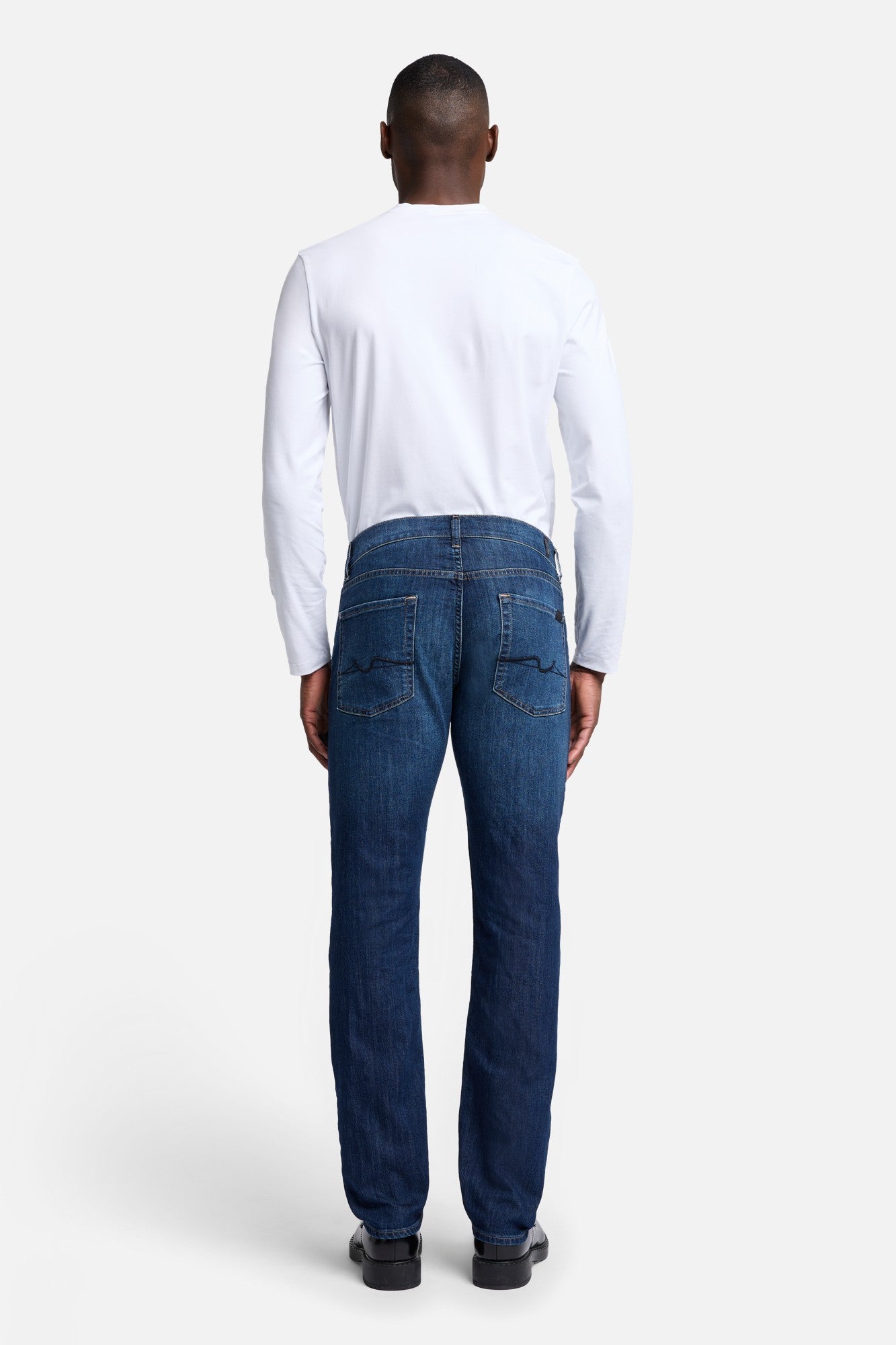 Airweft Straight Squiggle In Ironwood | 7 For All Mankind
