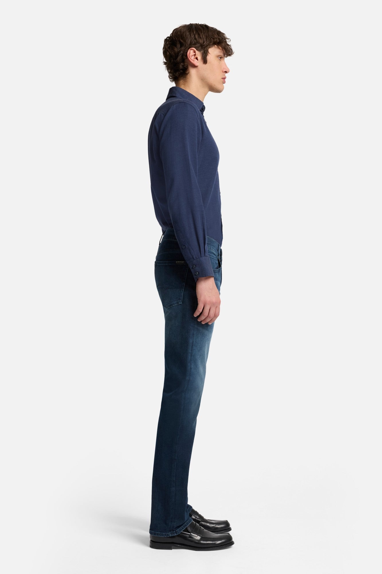 Luxe Performance Straight in Dark Blue | 7 For All Mankind
