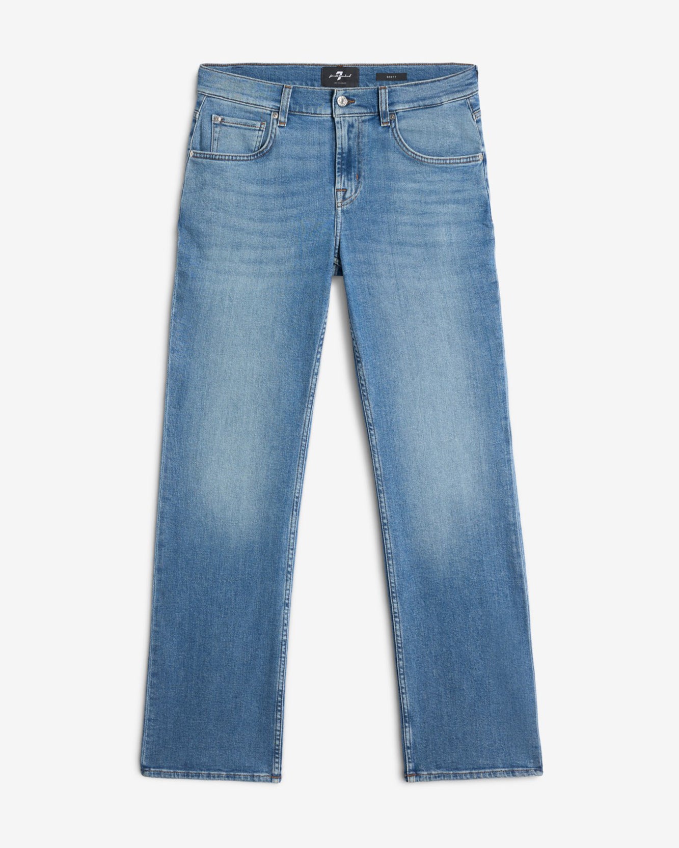 デニム・ジーパン SEVEN FOR ALL MANKIND JEANS (JSSTC650SH LIGHTBLUE) Left Hand The Straight in Studio Blue | 7 For All Mankind
