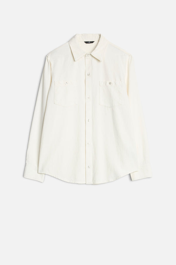 OVERSHIRT in Denim Linen