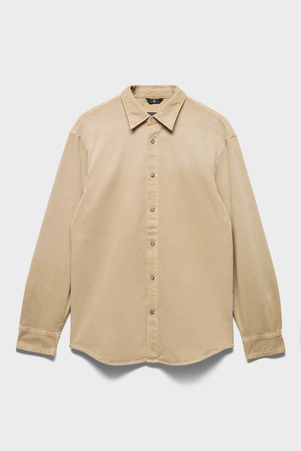 REGULAR SHIRT in Cotton Blend