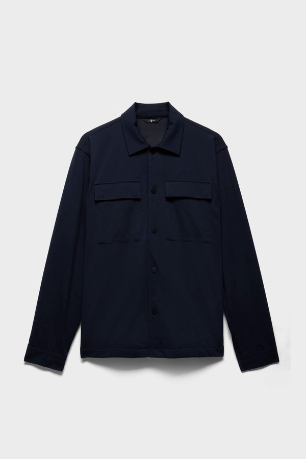 OVERSHIRT in Luxe Performance Double Knit
