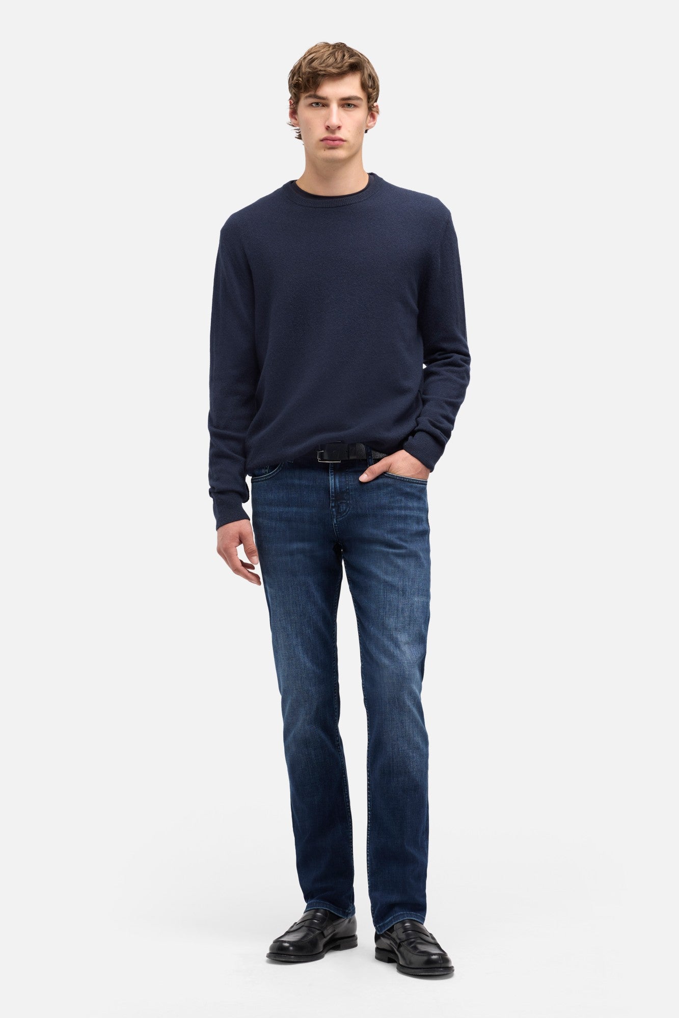SLIMMY in Luxe Performance Dark Blue | 7 For All Mankind