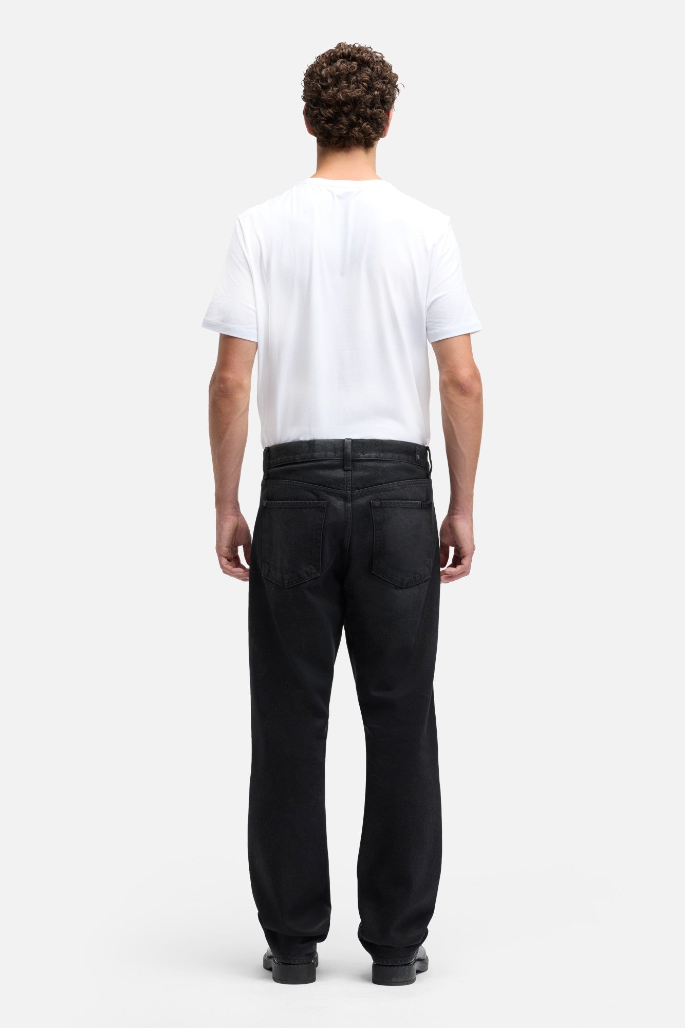 Coated Denim Modern Straight in Space Rock | 7 For All Mankind