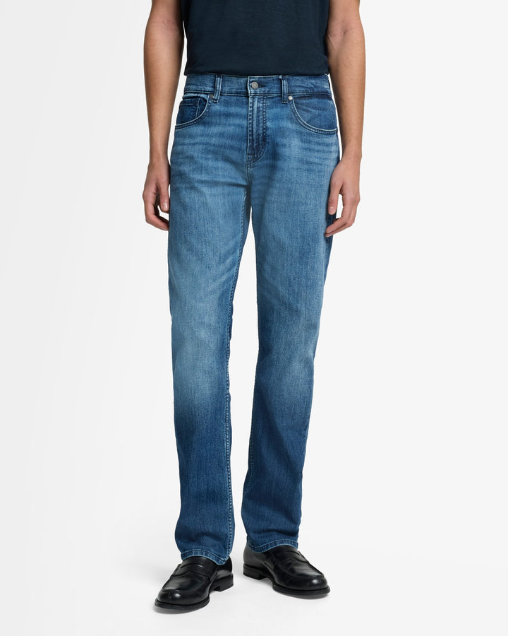 7 for all mankind JSWXA910CIDARKBLUE 関税送料込 Ace 7 For All Mankind DOJO Distressed Lightwash Long