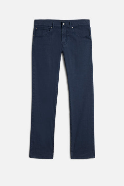 THE STRAIGHT in Denim Linen Ocean