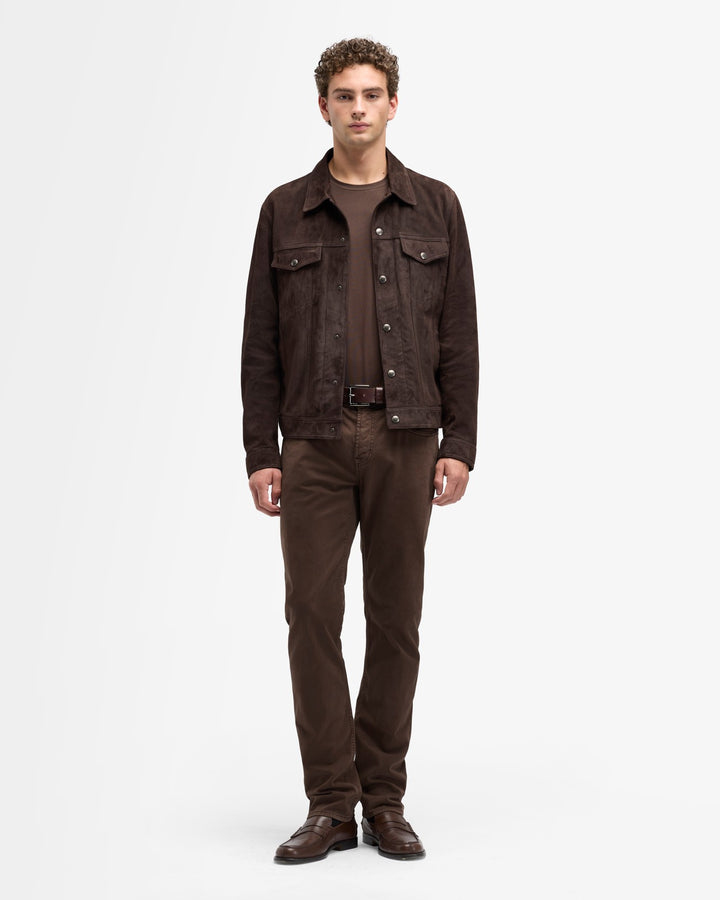 Luxe Performance Sateen The Straight In Coffee Bean
