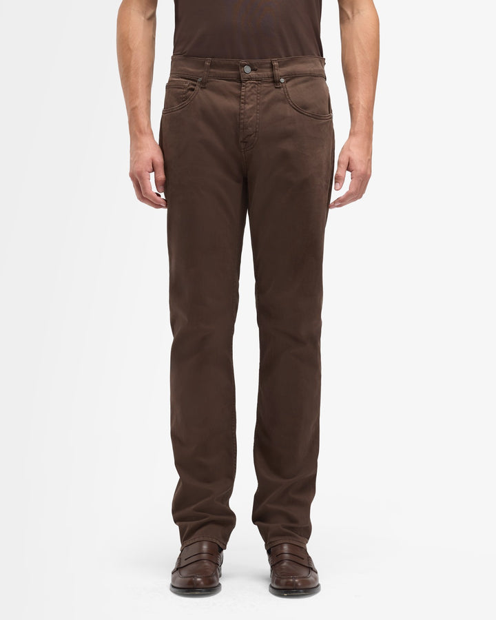 Luxe Performance Sateen The Straight In Coffee Bean