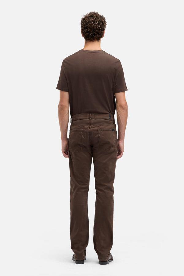 Luxe Performance Sateen The Straight In Coffee Bean