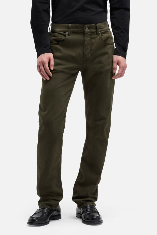 Luxe Performance Sateen The Straight In Dark Olive