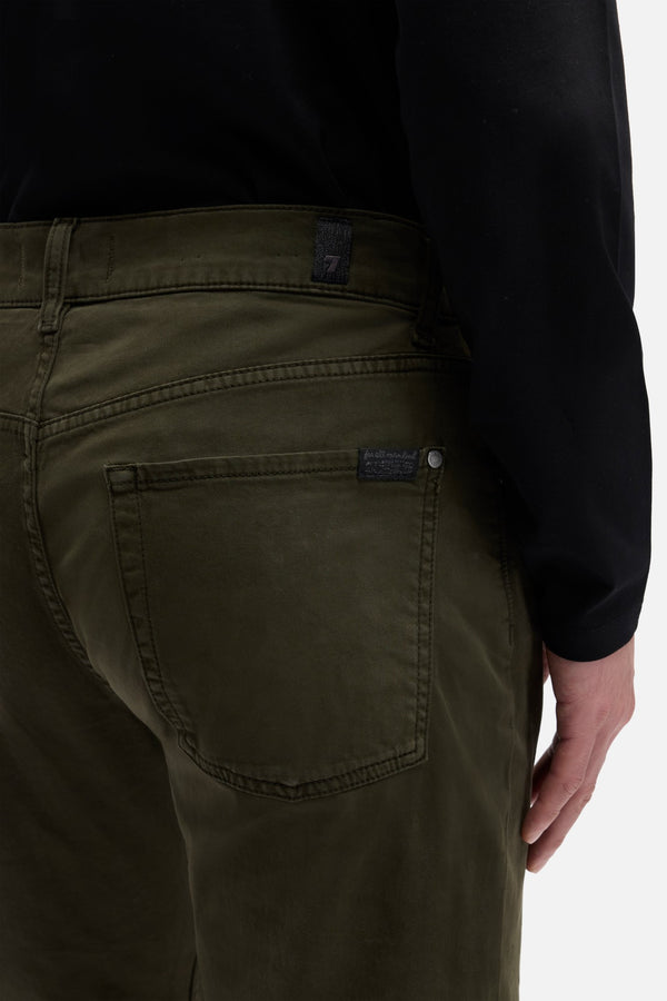 Luxe Performance Sateen The Straight In Dark Olive
