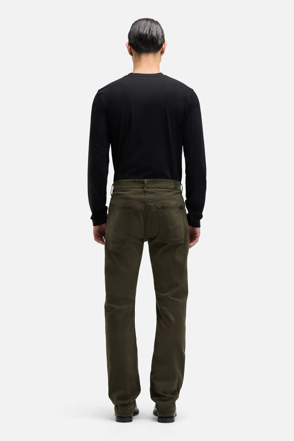 Luxe Performance Sateen The Straight In Dark Olive