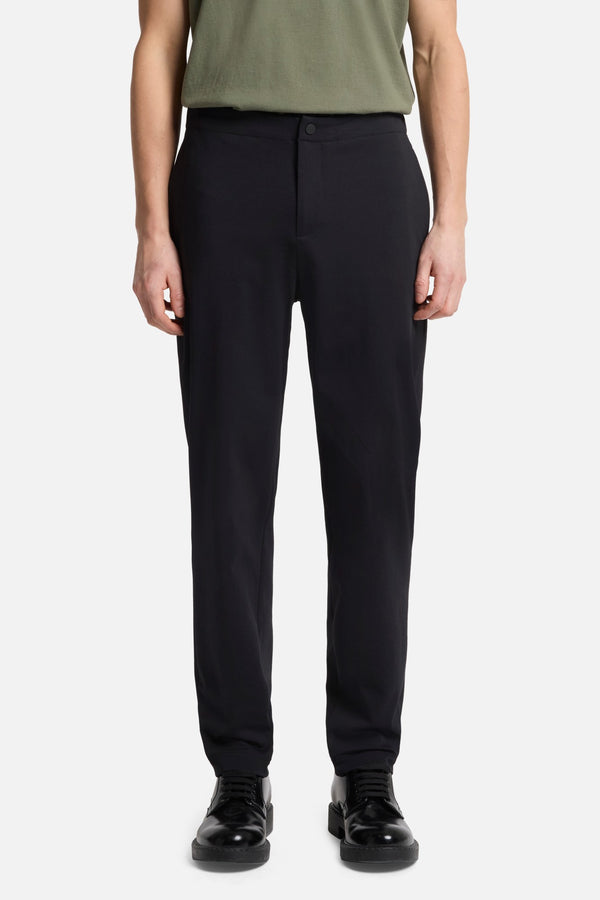 Luxe Performance Knit Hybrid Pant in Black