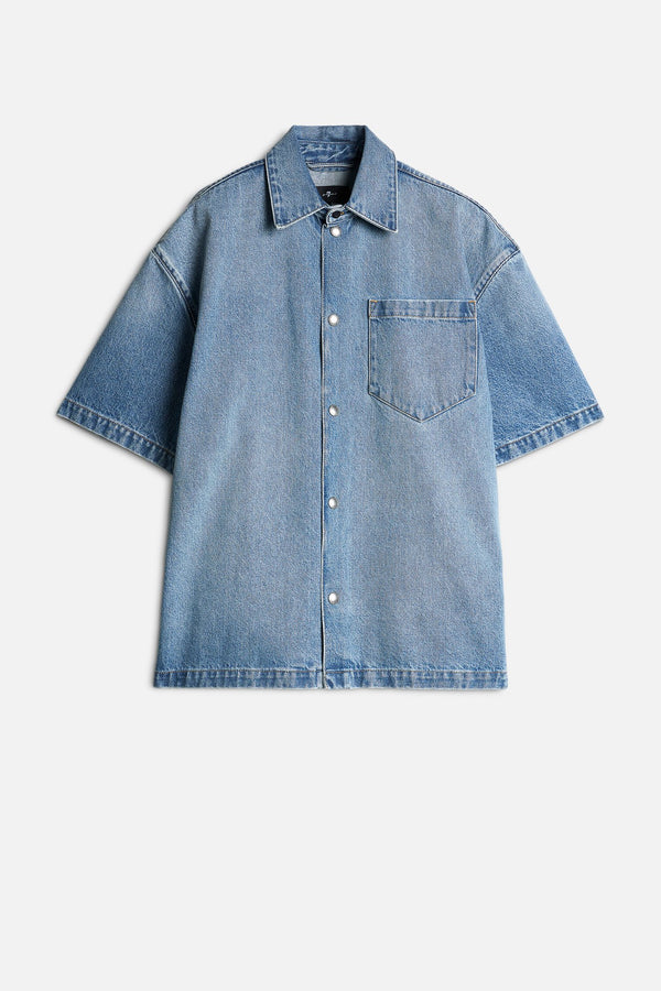 DENIM CAMP SHIRT