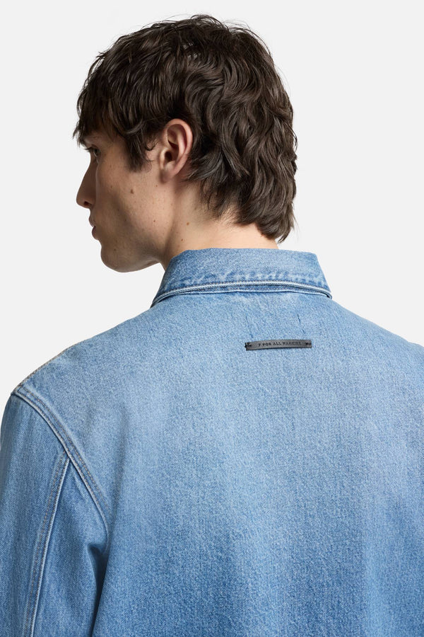 Denim Harrington Jacket in Mason